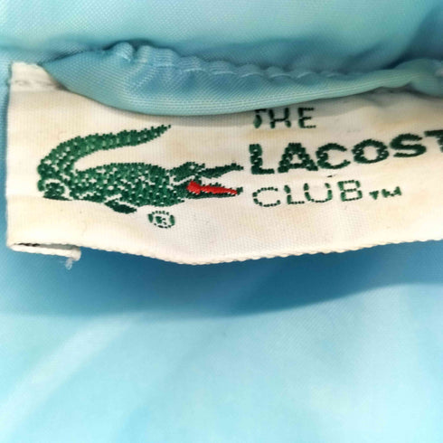 ラコステ LACOSTE 90-00s ロゴ刺繍 ジップアップナイロンジャケット メンズ import:M