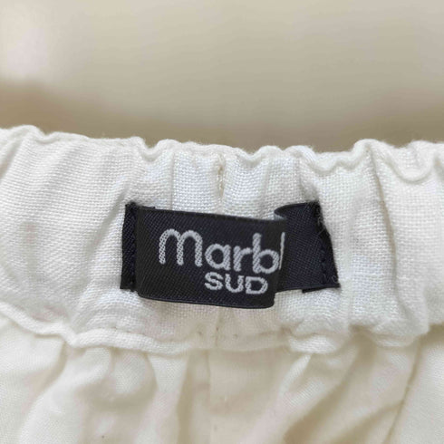 マーブルシュッド Marble Sud ワイド タック リネン イージーパンツ レディース
