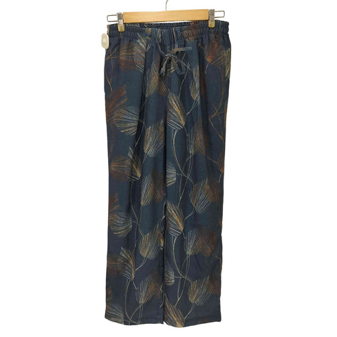 レリル lelill 24SS リーフプリント セミ ワイド パンツ レディース JPN:38