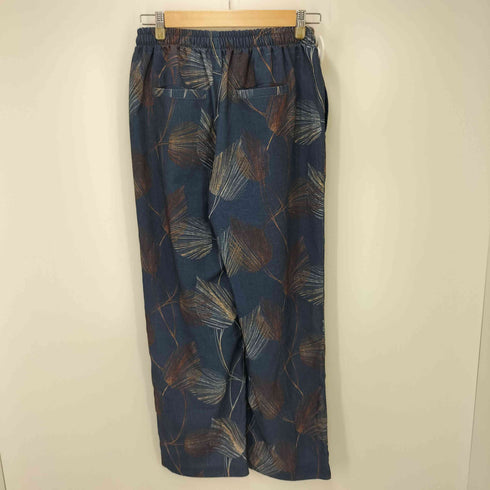 レリル lelill 24SS リーフプリント セミ ワイド パンツ レディース JPN:38