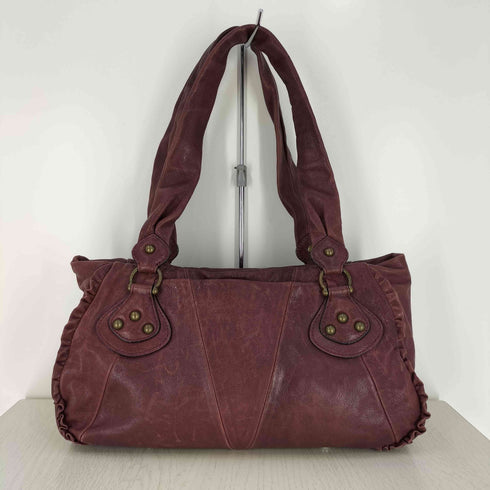 アナスイ ANNA SUI ロゴプレート レザー トートバッグ レディース
