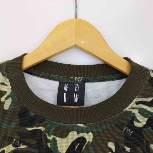 ミスターエンジョイダマネー MR ENJOY DA MONEY MEDM 迷彩 発砲プリント サーマルワッフルTシャツ メンズ JPN:XL