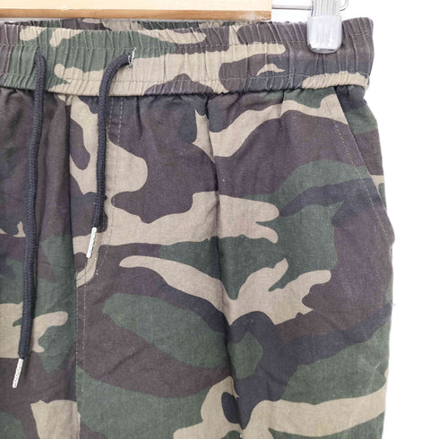 エージェムナイン AGEM/9 カモフラ ワイド カーゴパンツ レディース JPN:XL