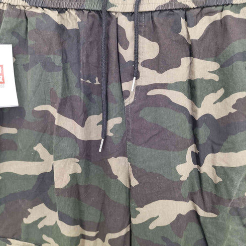 エージェムナイン AGEM/9 カモフラ ワイド カーゴパンツ レディース JPN:XL