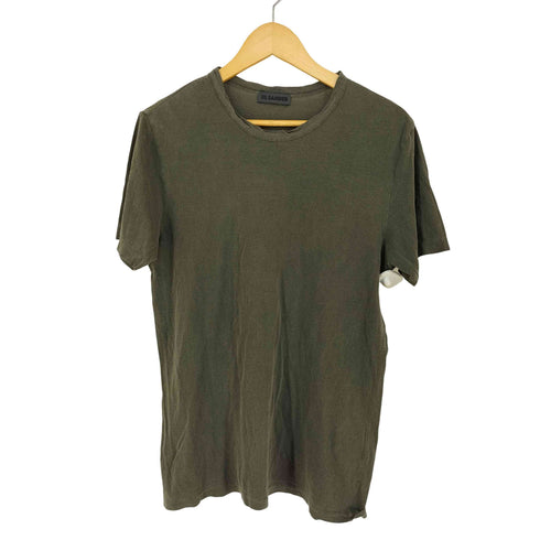 ジルサンダー JIL SANDER BIG T-SHIRT バックスモールロゴプリントTシャツ メンズ import:L