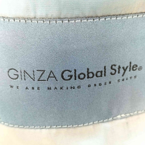 GINZA global style / 銀座グローバルスタイル ストライプ 3B シングル ジャケット & 1タック スラックス セットアップ メンズ