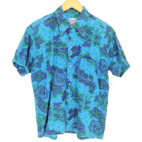 ALOHA HAWAIIAN CASUALS 70S MADE IN JAPAN コットンアロハシャツ メンズ 15-15 1/2