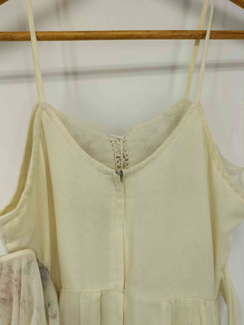 ガニーサックス GUNNE SAX USA製 紙タグ ヴィンテージ 花柄 フリル ドレスワンピース レディース