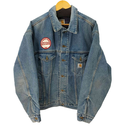 カーハート Carhartt 80-90S 裏地ブランケット デニムジャケット メンズ
