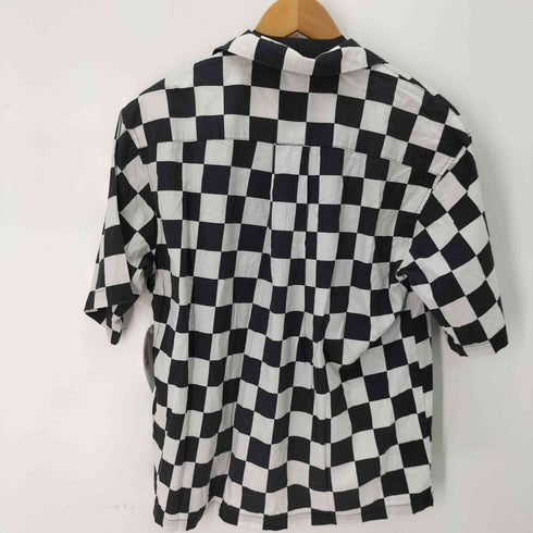 バンズ VANS チェッカーフラッグ S/S オープンカラーシャツ メンズ import:M
