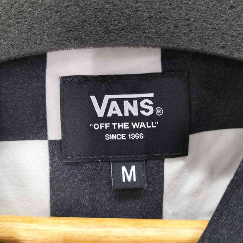 バンズ VANS チェッカーフラッグ S/S オープンカラーシャツ メンズ import:M