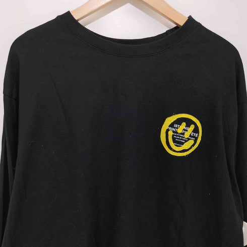 イストクンスト ISTKUNST 両面プリントL/S TEE メンズ L