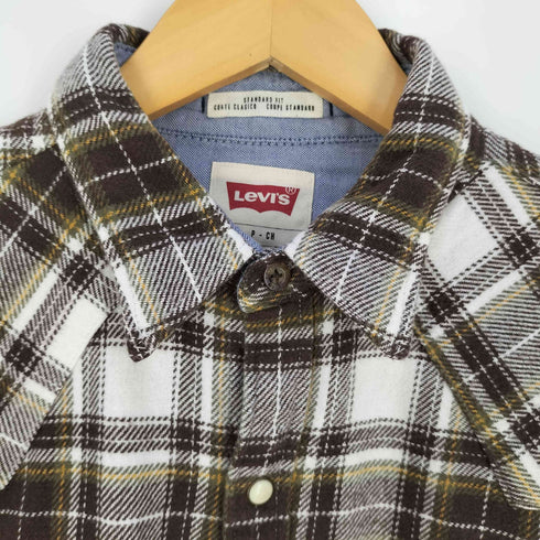 リーバイス Levis STANDARD FIT チェック ウエスタン ネルシャツ メンズ import:S