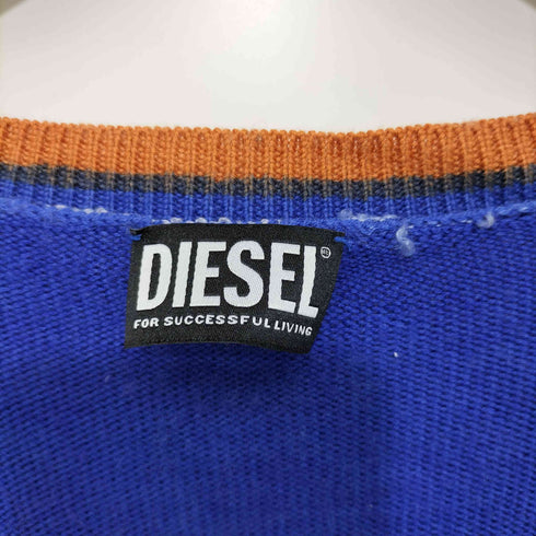 ディーゼル DIESEL Dロゴプレート M-ARIKA グラデーションショート丈カーディガン レディース M