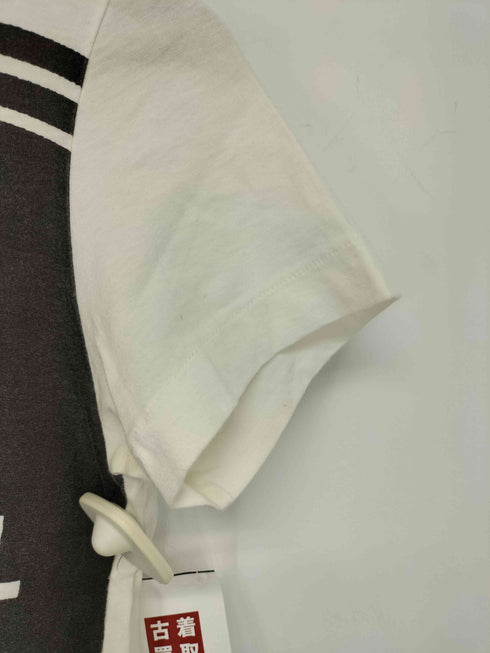 トリココムデギャルソン tricot COMME des GARCONS R.M.F. REAL FESTIVAL シングルステッチ プリント半袖Tシャツ レディース