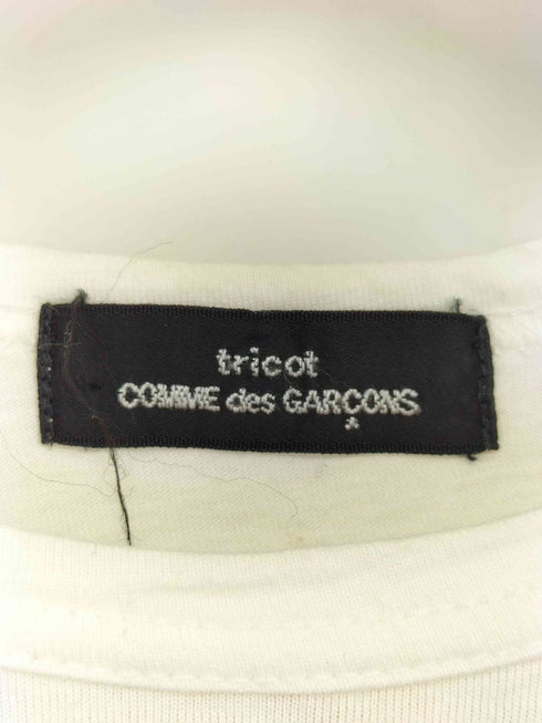 トリココムデギャルソン tricot COMME des GARCONS R.M.F. REAL FESTIVAL シングルステッチ プリント半袖Tシャツ レディース