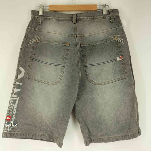 クイックシルバー Quiksilver サイドグラフィックプリント デニムショーツ メンズ 32
