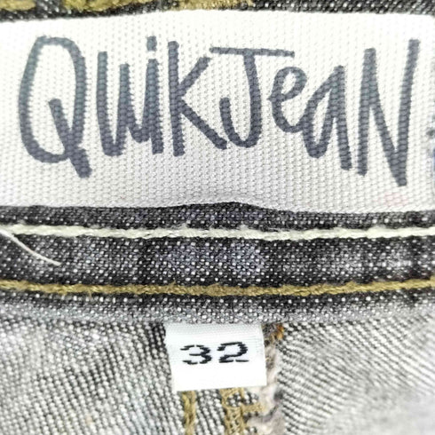 クイックシルバー Quiksilver サイドグラフィックプリント デニムショーツ メンズ 32