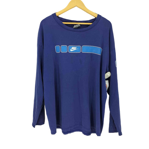 ナイキ NIKE 00s フロントプリントクルーネックL/S Tシャツ メンズ JPN:XL