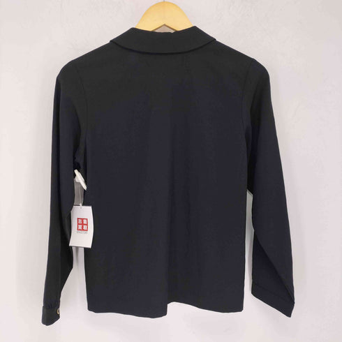 トリココムデギャルソン tricot COMME des GARCONS 1998AW ウールギャバジン ラウンドカラー シャツ レディース
