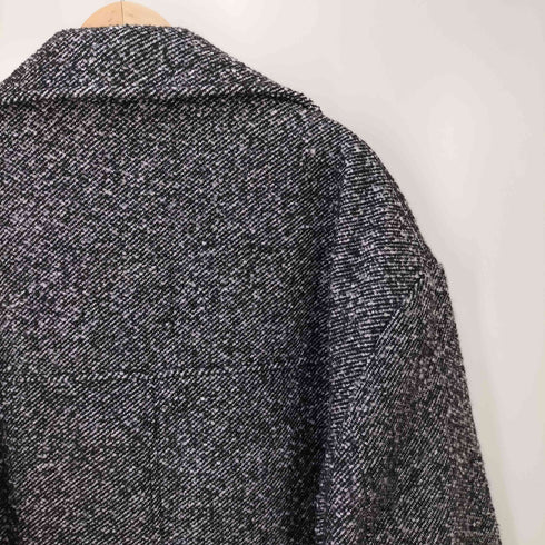 ザラ ZARA ネップ加工 チェスター コート メンズ import:L
