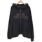 ザラ ZARA ウォッシュ加工 テキストプリント ZIP フーディ メンズ import:XL