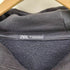 ザラ ZARA ウォッシュ加工 テキストプリント ZIP フーディ メンズ import:XL