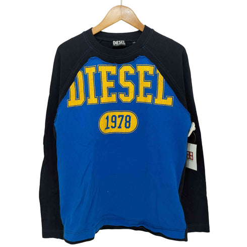ディーゼル DIESEL S-RAGLEN ラグラン再構築クルーネックトレーナー メンズ XS