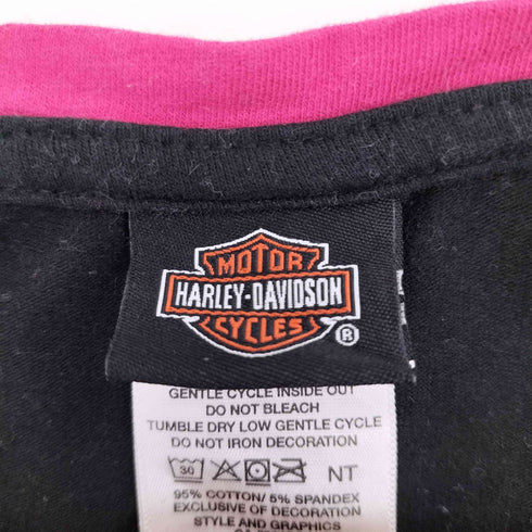 ハーレーダビッドソン HARLEY-DAVIDSON 両面プリントバイカラーS/STEE メンズ XL