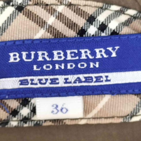 バーバリーブルーレーベル BURBERRY BLUE LABEL S/S ショートワンピース レディース 36
