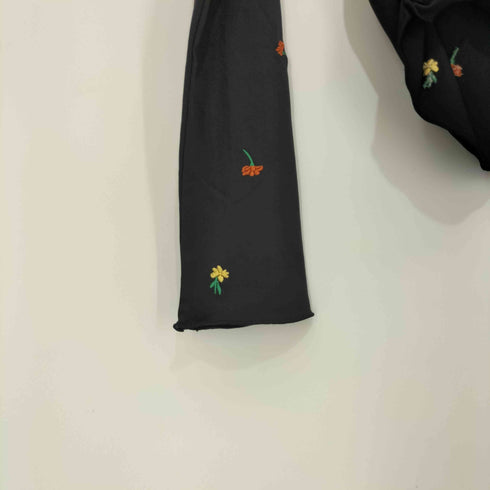 マウジー moussy FLORAL RANDOM GATHER LS Tシャツ レディース FREE