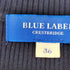 ブルーレーベルクレストブリッジ BLUE LABEL CRESTBRIDGE チェック切替 ノースリーブワンピース レディース 36