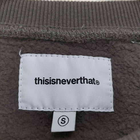 ディスイズネバーザット thisisneverthat ラグランクルーネックスウェット メンズ S
