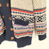 ステューシーウィメン Stussy Women ノルディック柄ショールカラーダブルカーディガン レディース M