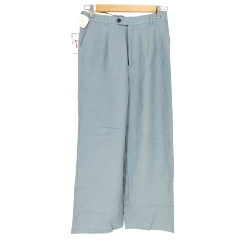 SHIKITARI リネンフレアスラックス domestic メンズ M