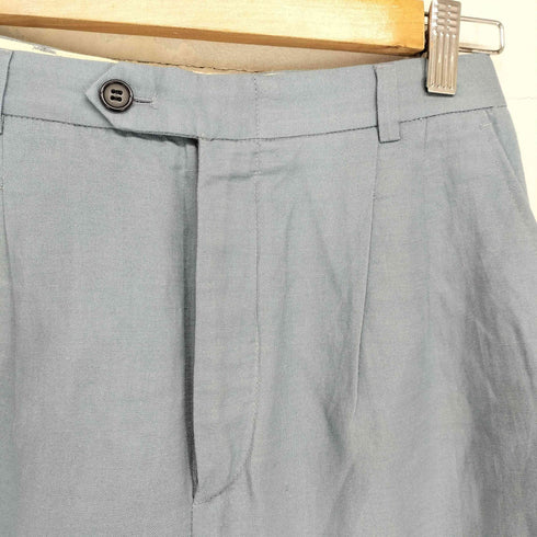 SHIKITARI リネンフレアスラックス domestic メンズ M