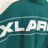 エクストララージ XLARGE ボックスロゴ刺繍ハーフジップスウェット メンズ M