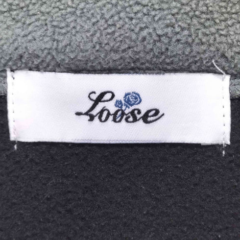 ルース Loose サイドラインハーフジップフリース オーバーサイズ メンズ L