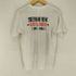 THE END OF MUSIC 袖裾シングル 両面プリントクルーネックアーティストTシャツ メンズ