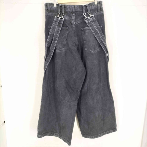cussil クシル ルーズシルエットダブルサスペンダーワイドパンツ メンズ JPN:L