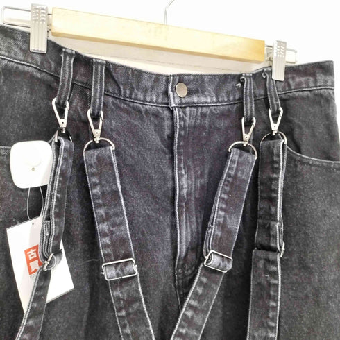 cussil クシル ルーズシルエットダブルサスペンダーワイドパンツ メンズ JPN:L