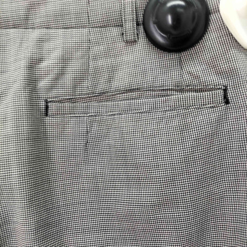 コムデギャルソン COMME des GARCONS 17SS 千鳥格子柄 ウールワイドパンツ メンズ JPN:S