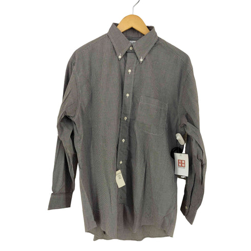 ブルックスブラザーズ BROOKS BROTHERS デッドストック USA製 makers RELAXED FIT ギンガムチェック ボタンダウン L/S シャツ メンズ 15-2