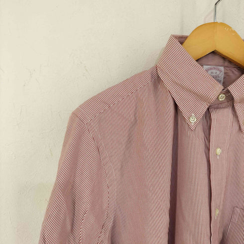 ブルックスブラザーズ BROOKS BROTHERS デッドストック USA製 makers ストライプ ボタンダウン L/S シャツ メンズ 15-2