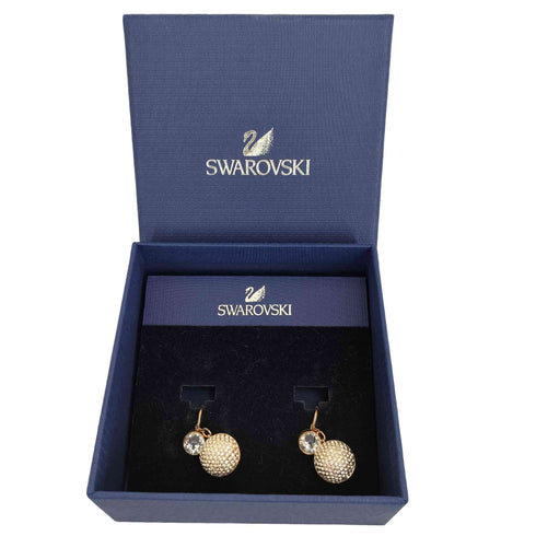 スワロフスキー SWAROVSKI ミラーボール FORWARD クリップイヤリング レディース