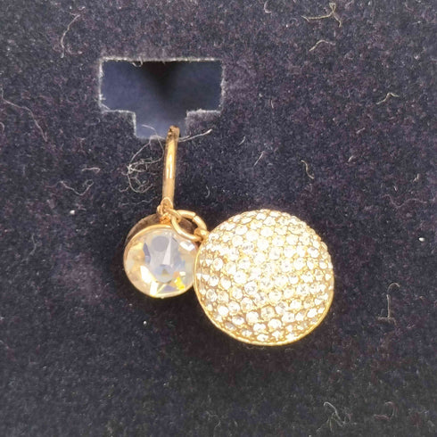 スワロフスキー SWAROVSKI ミラーボール FORWARD クリップイヤリング レディース