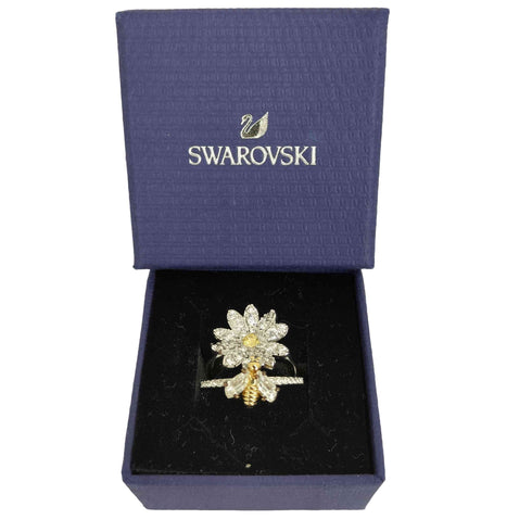 スワロフスキー SWAROVSKI ETERNAL FLOWER 花 ハチ リングセット レディース