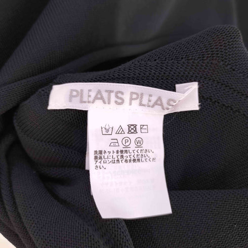 プリーツプリーズイッセイミヤケ PLEATS PLEASE ISSEY MIYAKE ハイネック クロップド ロングスリーブTシャツ レディース