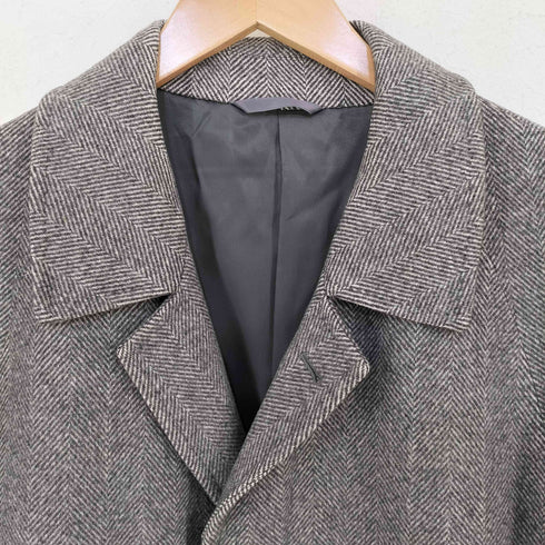 エルメネジルドゼニア Ermenegildo Zegna ヘリンボーン柄 カシミヤチェスターコート メンズ 2