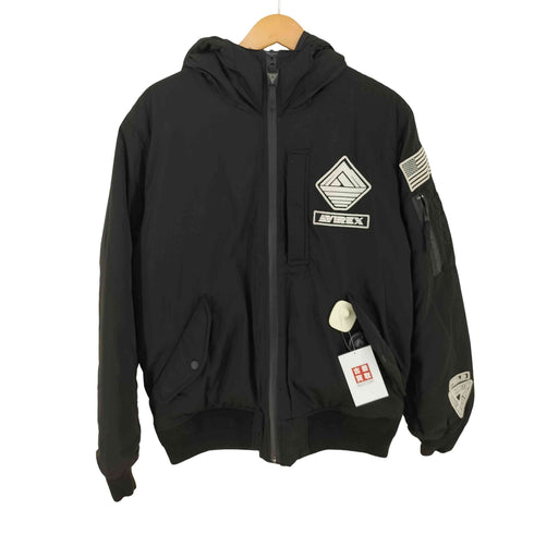 アヴィレックス AVIREX SUSTANS MA-1 WARM LINE HOODIE メンズ L